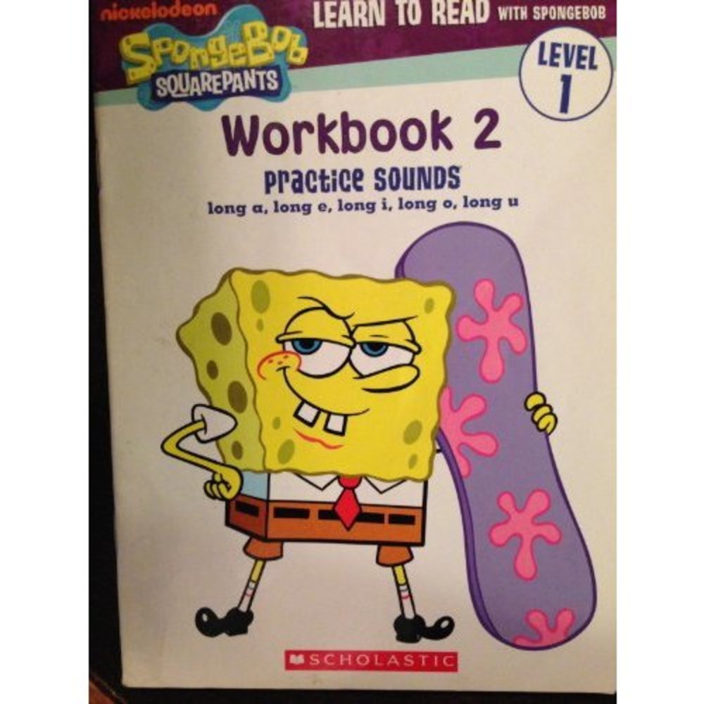 Learn to Read with Spongebob, Level 1 Workbook 2 (Paperback)